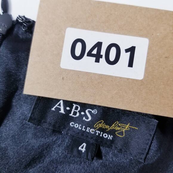 A.B.S by Allen Schwartz SILK Sateen Puff Sleeves Shift Dress - Picture 9 of 11